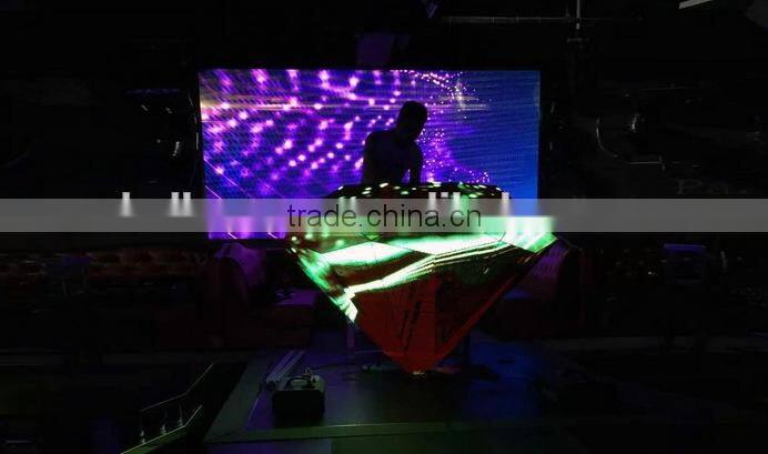 Irregular Creative Diamond Shape LED Display P4mm Full Color Customized Video