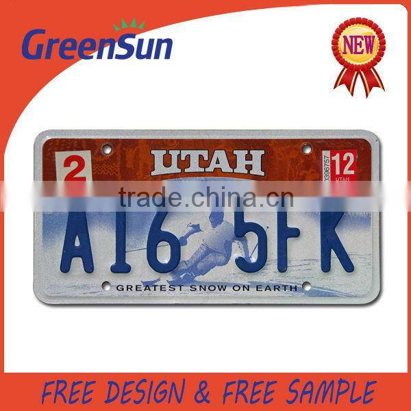 New arrival commemorative gifts universal led license plate frames