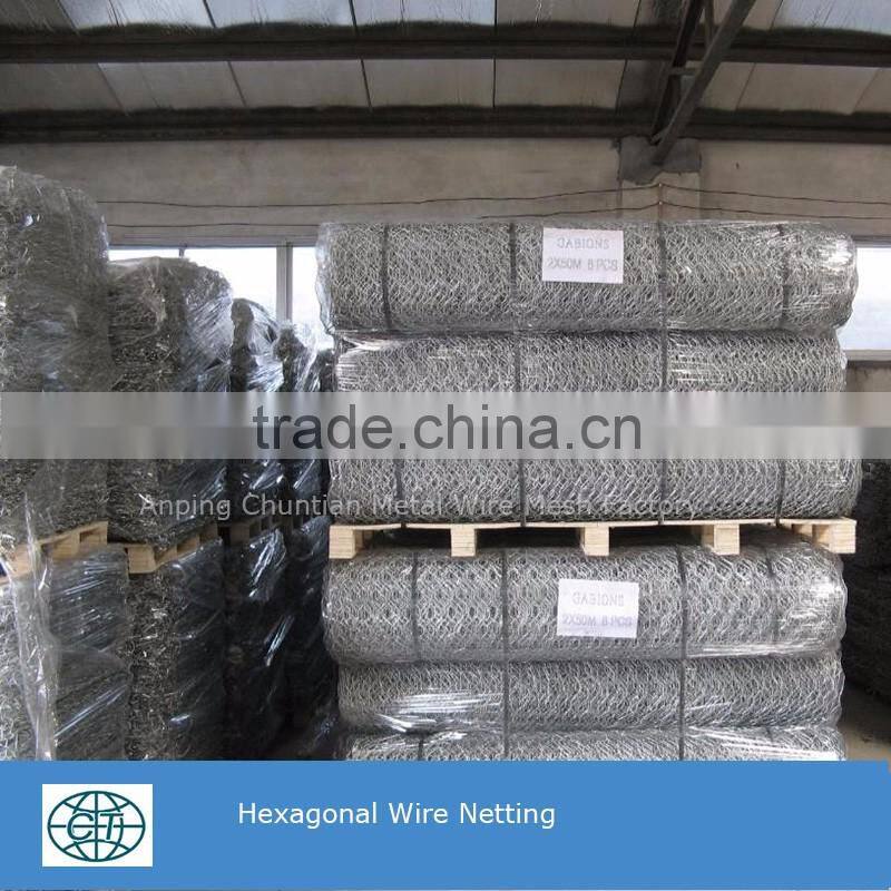 Galfan Wire Gabion Basket For Stone Wall