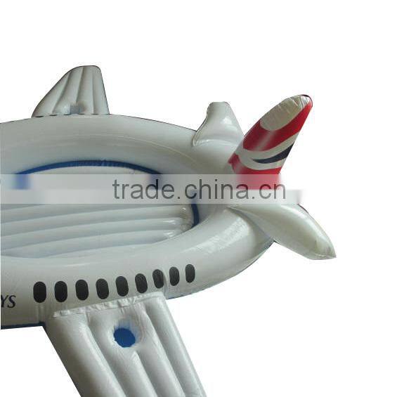 plane shape inflatable boat for pool, cheap inflatable boat for sale