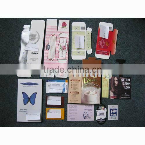 china customer size colorful paper box