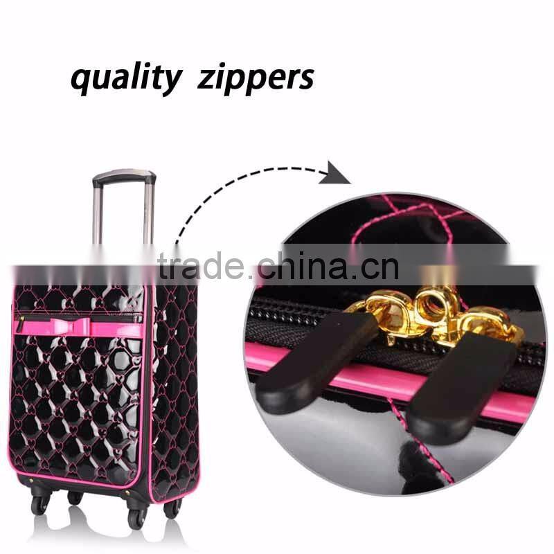 PVC Luggage Light Trolley Case Beautiful Suitcase Luggage