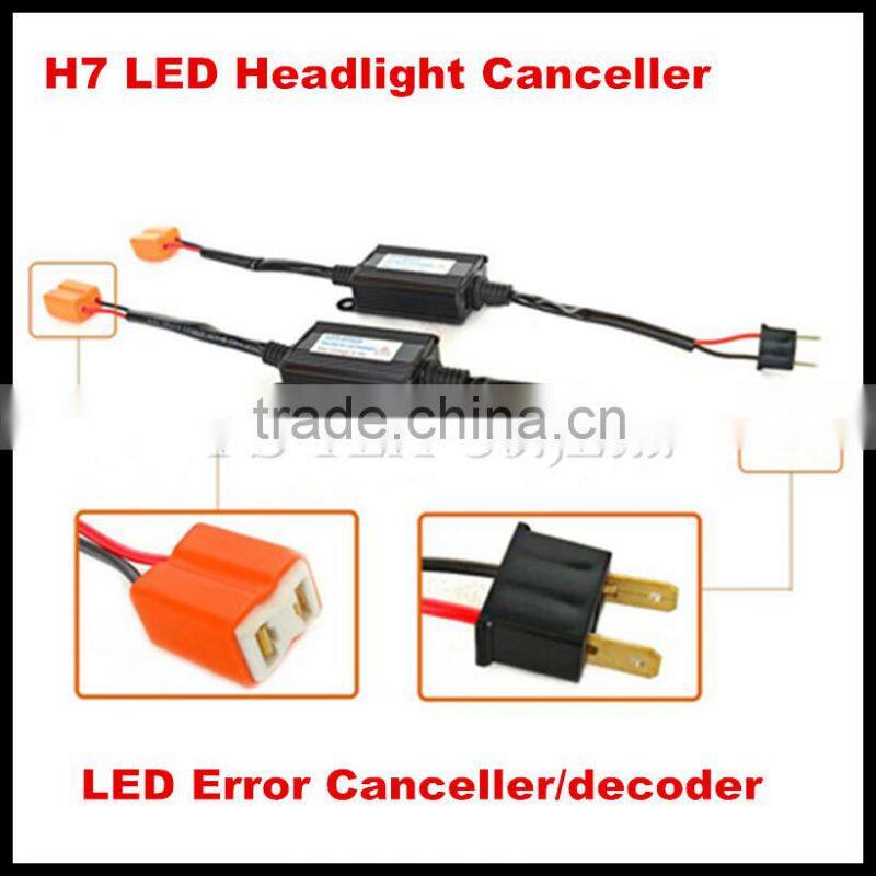 LED car Warning Canceller H7 Capacitor Error Free Load Resistor OBD LED canbus Decoder for H7 led headlight Anti-flicker