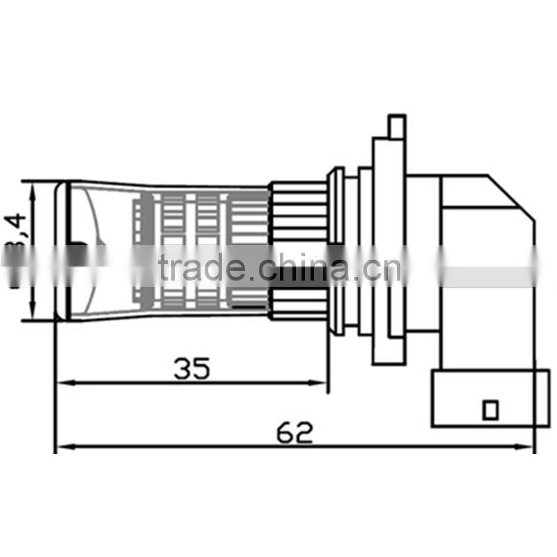 H10 48W 48smd 3014 LED Car Reverse Fog Head Light Auto Led Lamp Bulb Tail Turn Backup White DRL car Light Source car styling