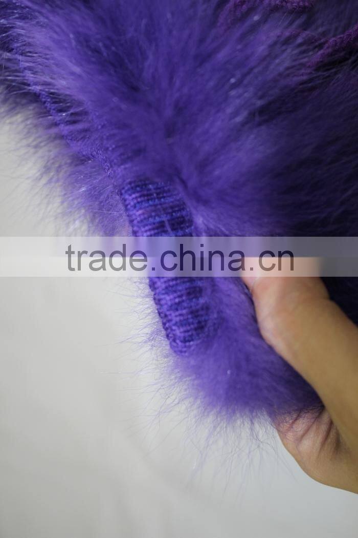 Creative Design Gorgeous Style Fox Fur Leg Warmers High Knee Fur Socks Boots Sleeves