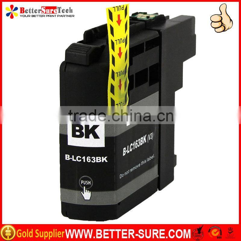 lc163 y compatible brother printer ink cartridge LC163 yellow