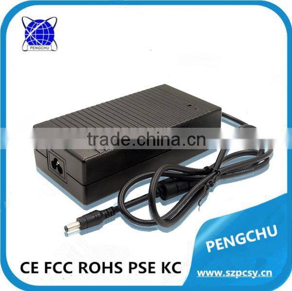 LED display 12v 12a ac dc power adapter 150w with CE ROHS FCC CB