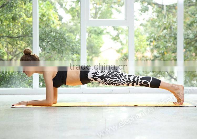 Popular soft and thin high class 70% Polyester 30% spandex yoga pants