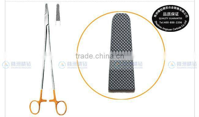 carbide tips for TC needle holding forceps