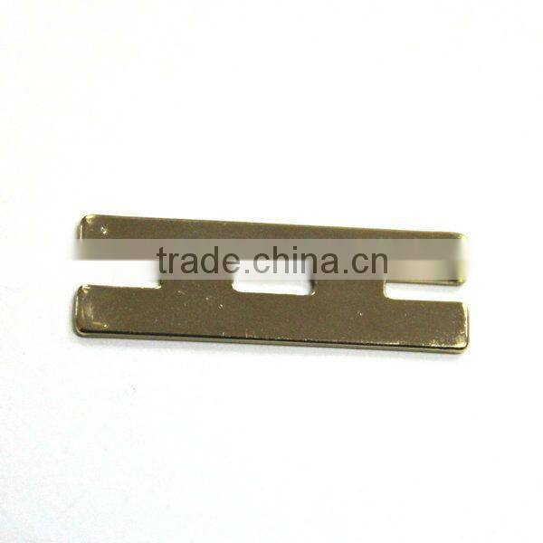 Gold Color ladder-shaped metal name plate