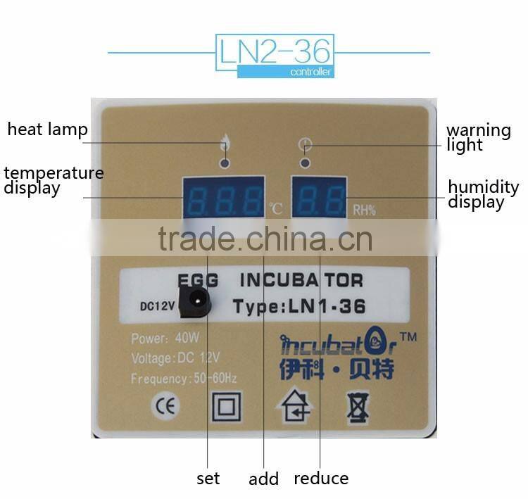 LN-36 Serviceable cheap mini 36 egg incubator