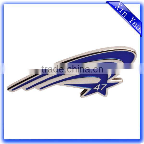 Wholesale black nickel free plating bronze embossed badge