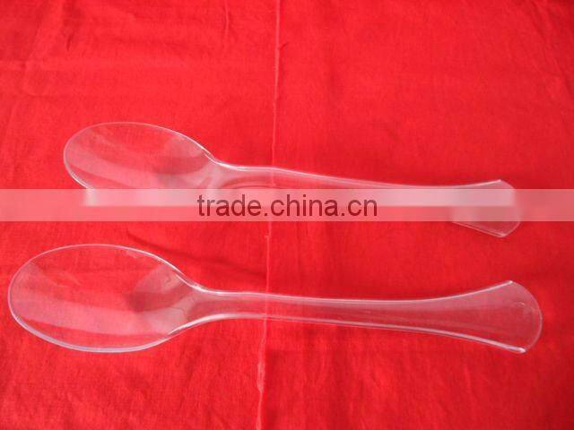 plastic salad spoon
