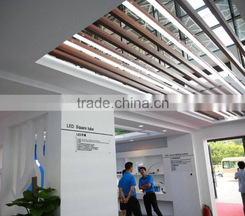 Economy intergrated office commercial linkable 18w 4ft 1.2m 1600lm square shape led tube led batten light