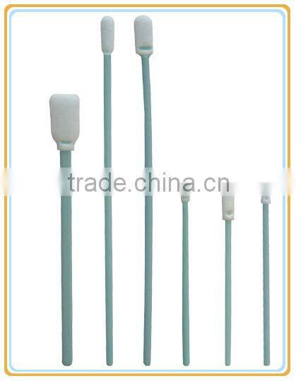 Cleanroom plastic handle microfiber industrial use swab