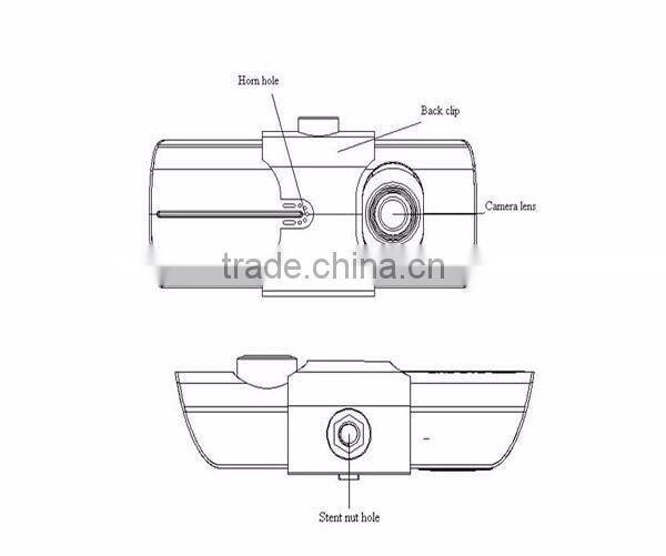 G-sensor X3000 Dual Lens HD 2.7" GPS Car DVR Driving 1080p wireless Dash cam Camera Video Recorder with gps