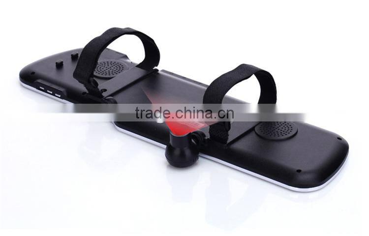 5'' Smart Android Rear View Mirror Quad Core with GPS Navigation,Dash Camera, wireless WIFI,Back Up Camera,Bluetooth