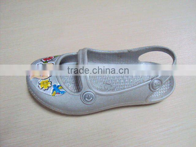 Kids cute upper printing EVA clogs