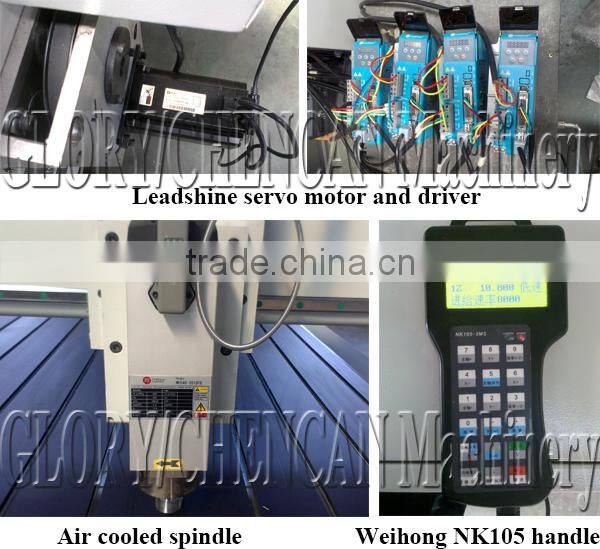 GLORY 4Axis CNC Router Carving CNC Machine Wood Engraving Machine with Cheap Price