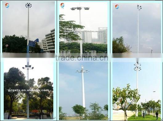 GX made square used high mast lights for hot sell