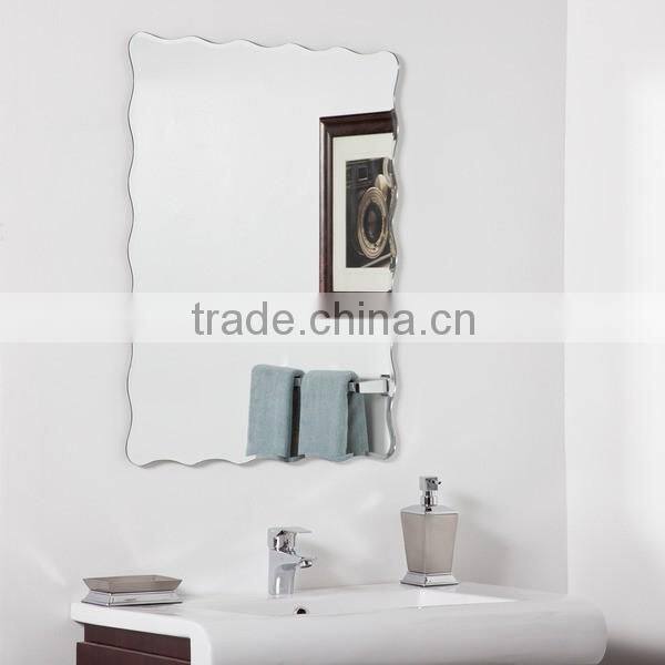 shandong factory price 2mm mirror glass pieces bath mirror type factory