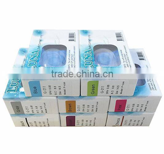 Korea cosmetic gray color contact lens EOS Luna G-211 lens