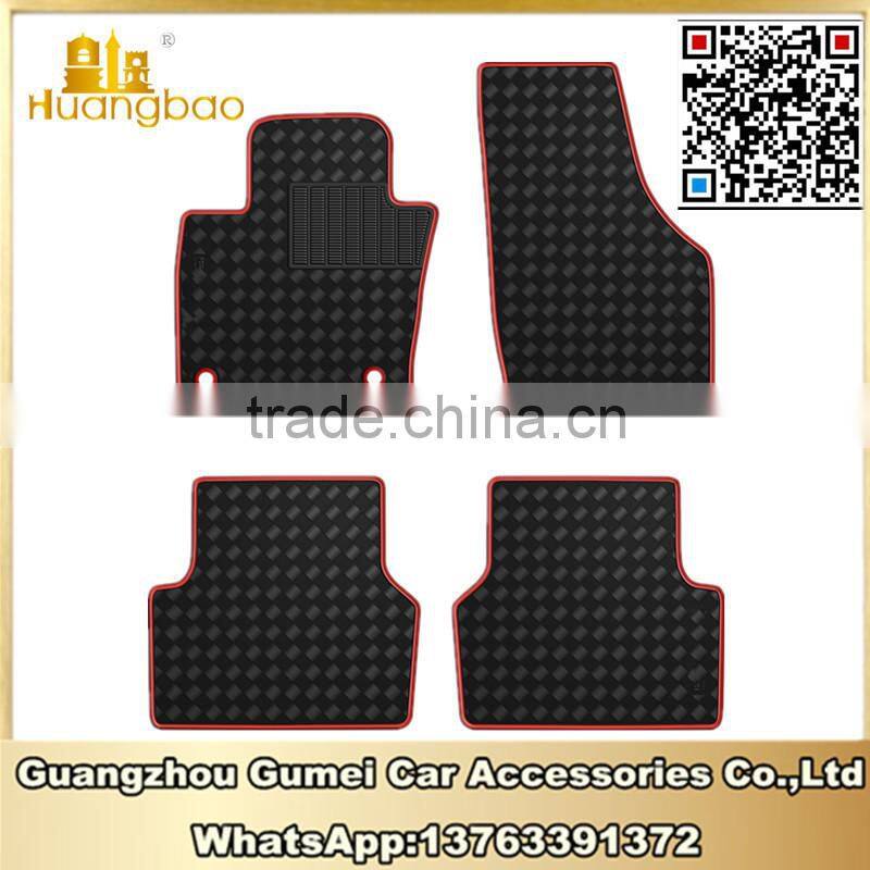 original black rubber car floor mats for Q3