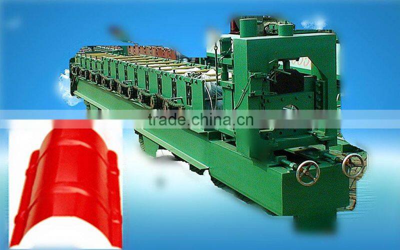 Metal Sheet Ridge Cap Forming Machine