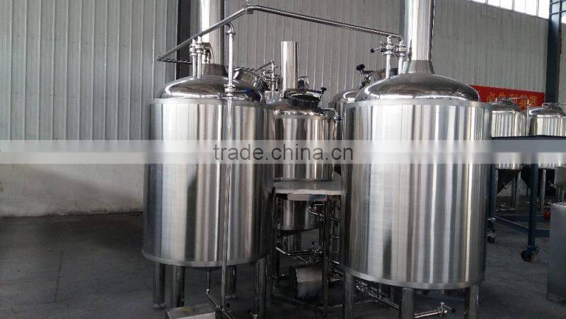 Lower price commercial beer equipment 300l 500l 600l brewing equipment