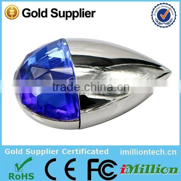 Crystal Waterdrop USB Flash Drive,2GB/4GB/8GB Diamond USB Disk