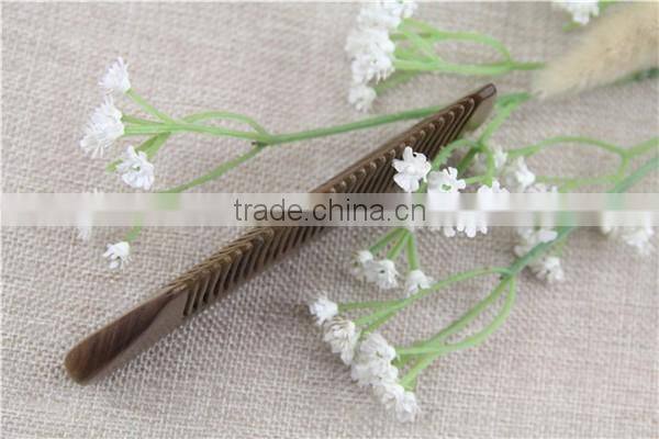 Fancy shape fish design wooden japanese comb