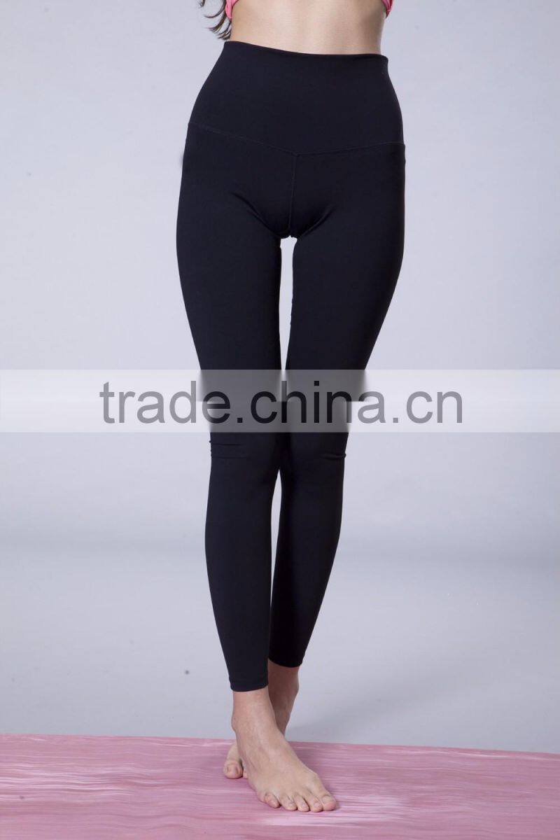 Manufacture Factory Custom Design Nylon Spandex Women Sportswear Workout Fitness Long Leggings