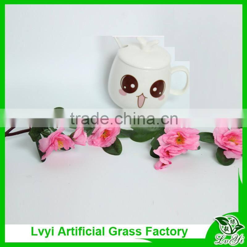 Artificial rose flowers for decoration