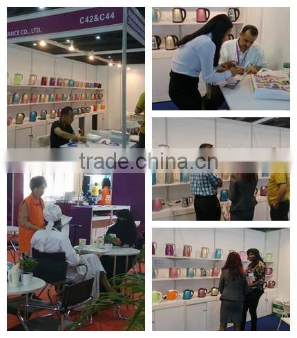 360 Degree Rotational Base stainless steel kettle hot sale in european, inida, saudi arabia, germany market