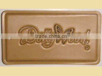 2012 fashion leather label for garment