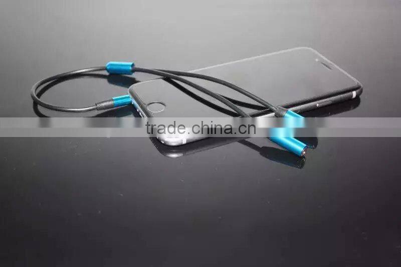3.5mm Male- Female Headphone Earphone Splitter Audio AUX Cable with volume control