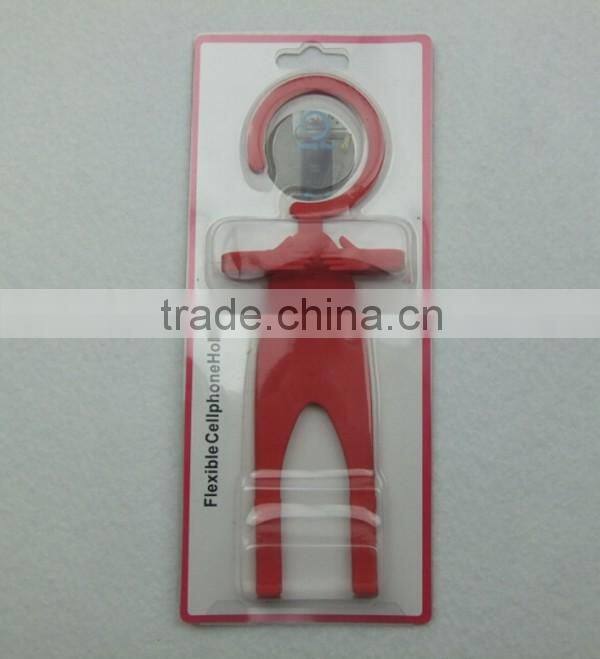 foldable silicone mobile phone stand holder