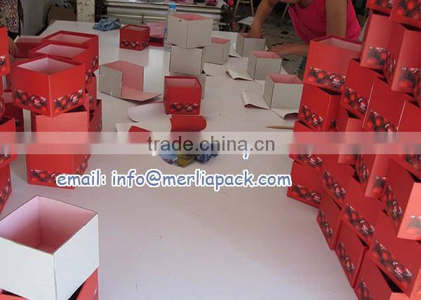Handmade Hand Painted Cute Candle Box Paper Mache Trinket Floral Boxes