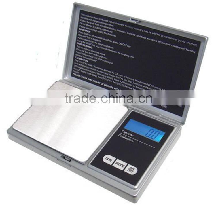 Hot selling digital pocket scale with LCD backlight