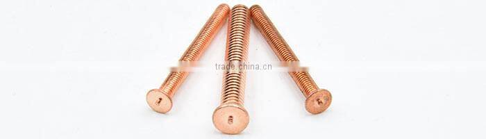 Standard Metric Copper Capacitor Discharge Welding Stud