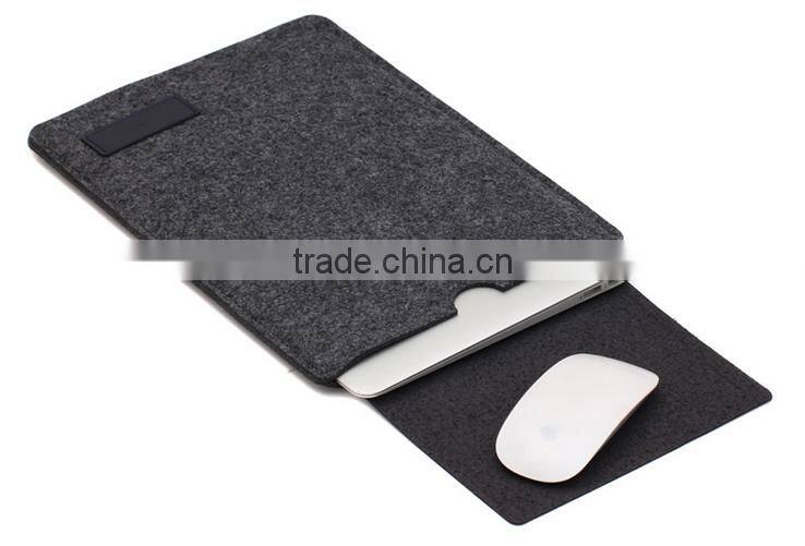 Wholesale high Quality Felt Sleeve Ultrabook Laptop bag case for Apple Macbook Air