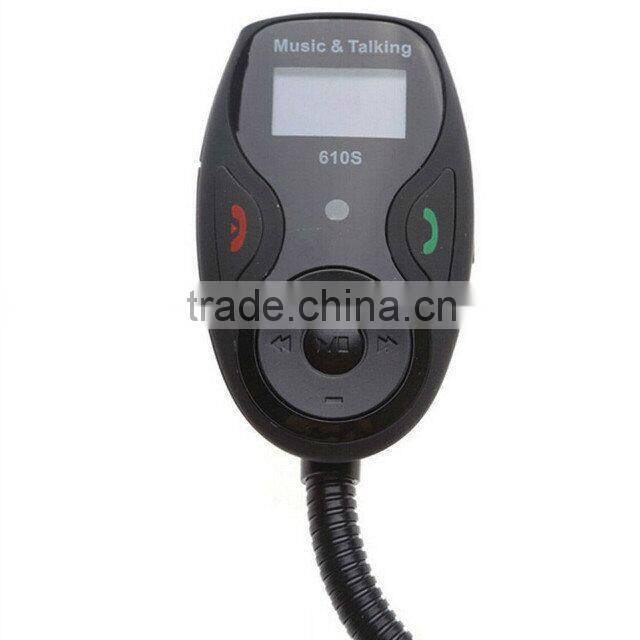 Hot sales! New Universal High Quality Wireless Bluetooth Handsfree Car Kit Fm Transmitter Modulator Car Mp3 Player with Mic