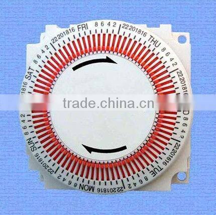 weekly programmable mechanical DC timer