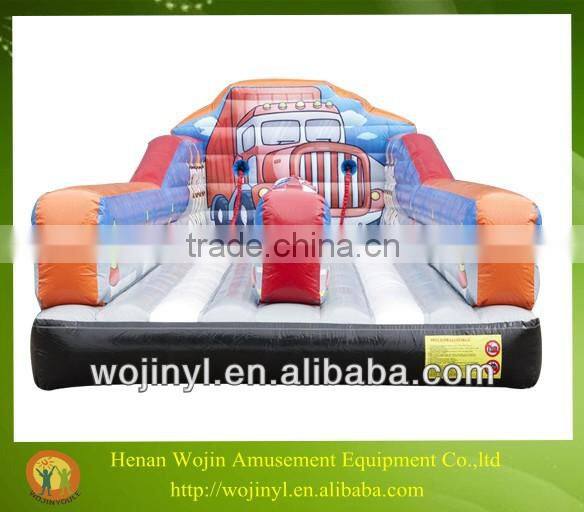 Inflatable football throwing game