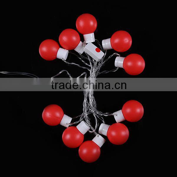 christmas deco copper wire led ball string light