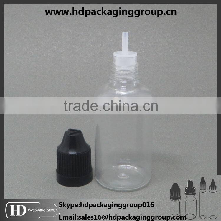 10ml PET e-liquid bottles with tamper and child proof cap