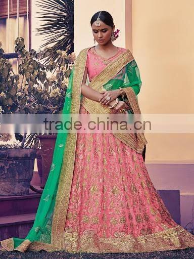 Astute Red Braso Lehenga Choli/fancy lehenga choli/Lehenga Choli Wholesaler In India