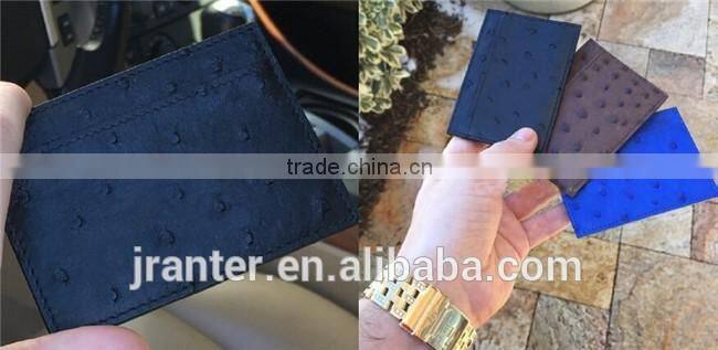 Latest design ostrich leather business card holder or name card holder