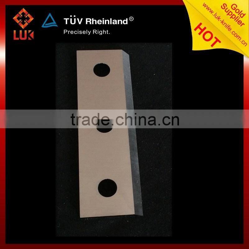 Gardening machine brush PTO chipper blades