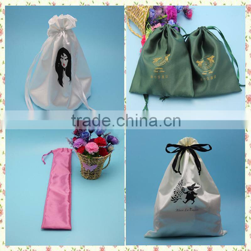 Hot sale high quality custom printed reusable drawstring gift bags ,custom printed glasses bags gift pouch